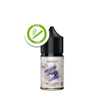 Flacon de 30ml d’arôme concentré Cassis Framboise Fraise des Bois Protect