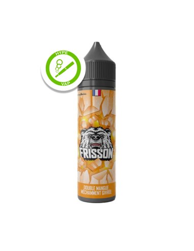 Flacon de 50ml d’e-liquide Bobble Frisson Double Mangue Méchamment Givrées