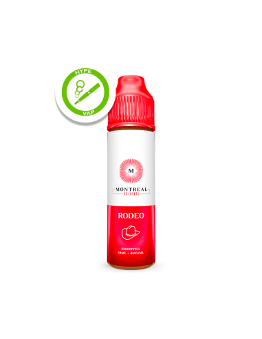 Image du e-liquide Rodeo 50 ml de Montreal Original, flacon de 50 ml.