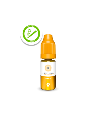 Image du e-liquide Oasis 10 ml de Montreal Original, flacon de 10 ml.