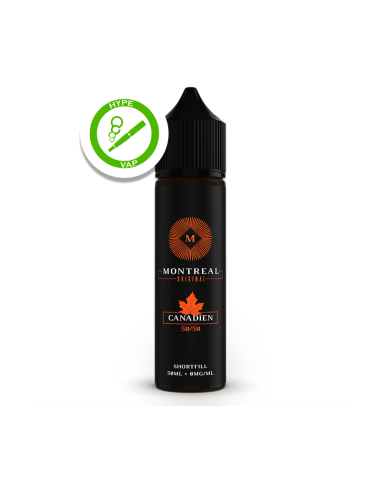 Image du e-liquide Le Canadien 50 ml de Montreal Original, flacon de 50 ml.