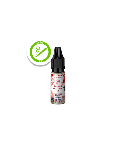 Flacon de 10 ml de l'e-liquide The Wolf - Secret Garden