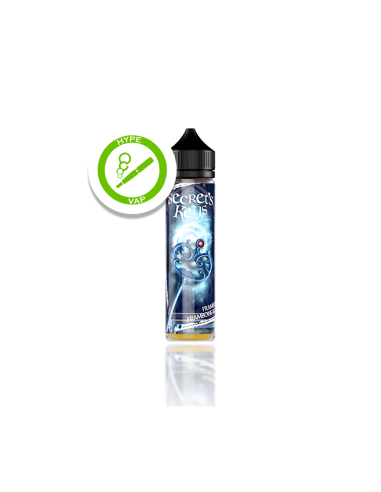 Flacon de 50 ml de l'e-liquide Blue Keys de la gamme Secret's Keys par Secret Lab.