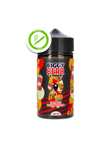 Pop Corn Toffee Caramel 200ml zhc BIGGY BEAR