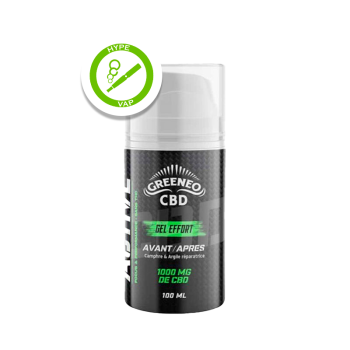 Gel Effort CBD 1000mg - Greeneo
