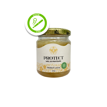 Pot de miel Protect
Miel de Printemps - 250grammes