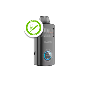 Kit Avata Aspire – pod électronique 1100 mAh avec USB-C, 3 modes de puissance et pod 15 ml dual-layer – airflow réglable