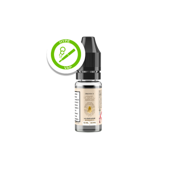 E-liquide La Ventileuse 10ml Le Grand Rôle des Abeilles - tabac blond boisé - 50/50 MPGV VG - 3 à 18 mg/ml