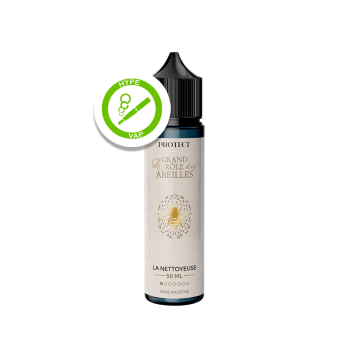 E-liquide La Nettoyeuse 50ml Le Grand Rôle des Abeilles - tabac classic doux - 40/60 MPGV VG - 0 mg/ml