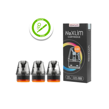 Cartouches OXVA NeXlim Top Fill 4ml – 0.6 Ω et 0.8 Ω – lot de 3 – pod NeXlim