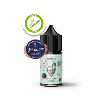 Flacon de 30ml d’arôme concentré Protect Citron Pomme Vanille pour DIY