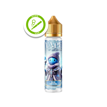 E-liquide Blue Crystal 50ml framboises bleues myrtilles frais Vape Of Legends