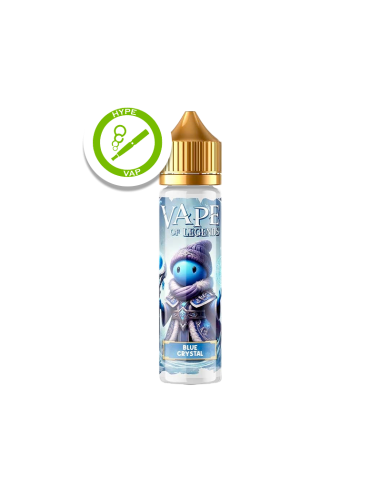 E-liquide Blue Crystal 50ml framboises bleues myrtilles frais Vape Of Legends