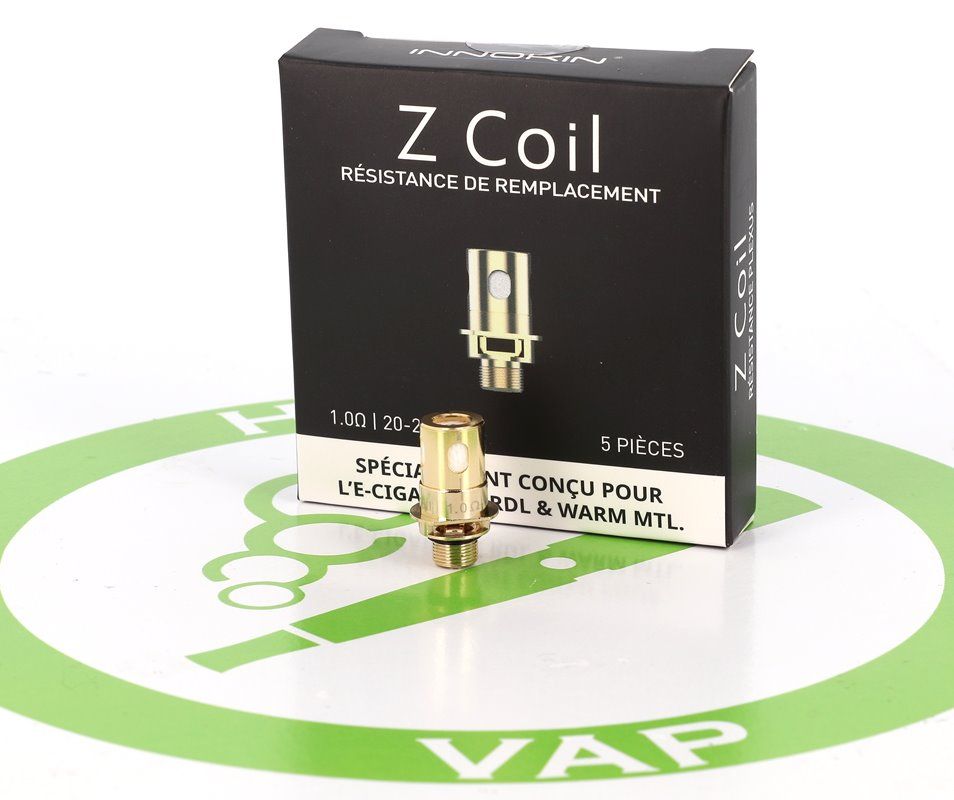Rsistances Z-Coil par Innokin, pack de 5 rsistances pour Zenith, Zlide,Zenith Pro et Kroma-Z Rsistances Z-Coil par Innokin, pack de 5 rsistances pour Zenith, Zlide,Zenith Pro et Kroma-Z