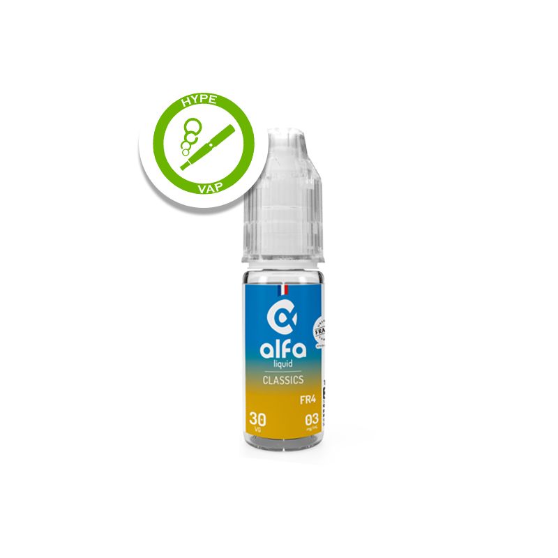 FR4 10ml Alfaliquid, classic blond sec, caramel FR4 10ml Alfaliquid, classic blond sec, caramel