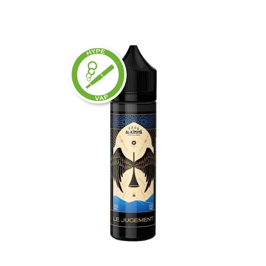 Le Jugement 50ml Al-Kimiya, e-liquide CARAMEL, BEURRE - CREME DE MENTHE - SIROP D'ERABLE Le Jugement 50ml Al-Kimiya, e-liquide CARAMEL, BEURRE - CREME DE MENTHE - SIROP D'ERABLE