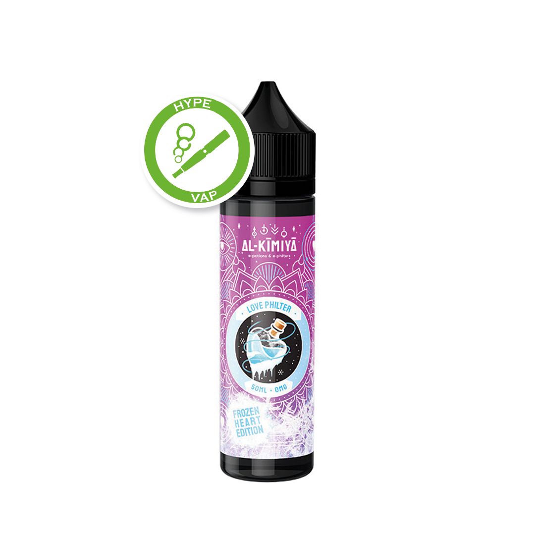 Love Philter Frozen Heart Edition 50ml Al-Kimiya, e-liquide pomme d'amour, poire, caramel, frais Love Philter Frozen Heart Edition 50ml Al-Kimiya, e-liquide pomme d'amour, poire, caramel, frais