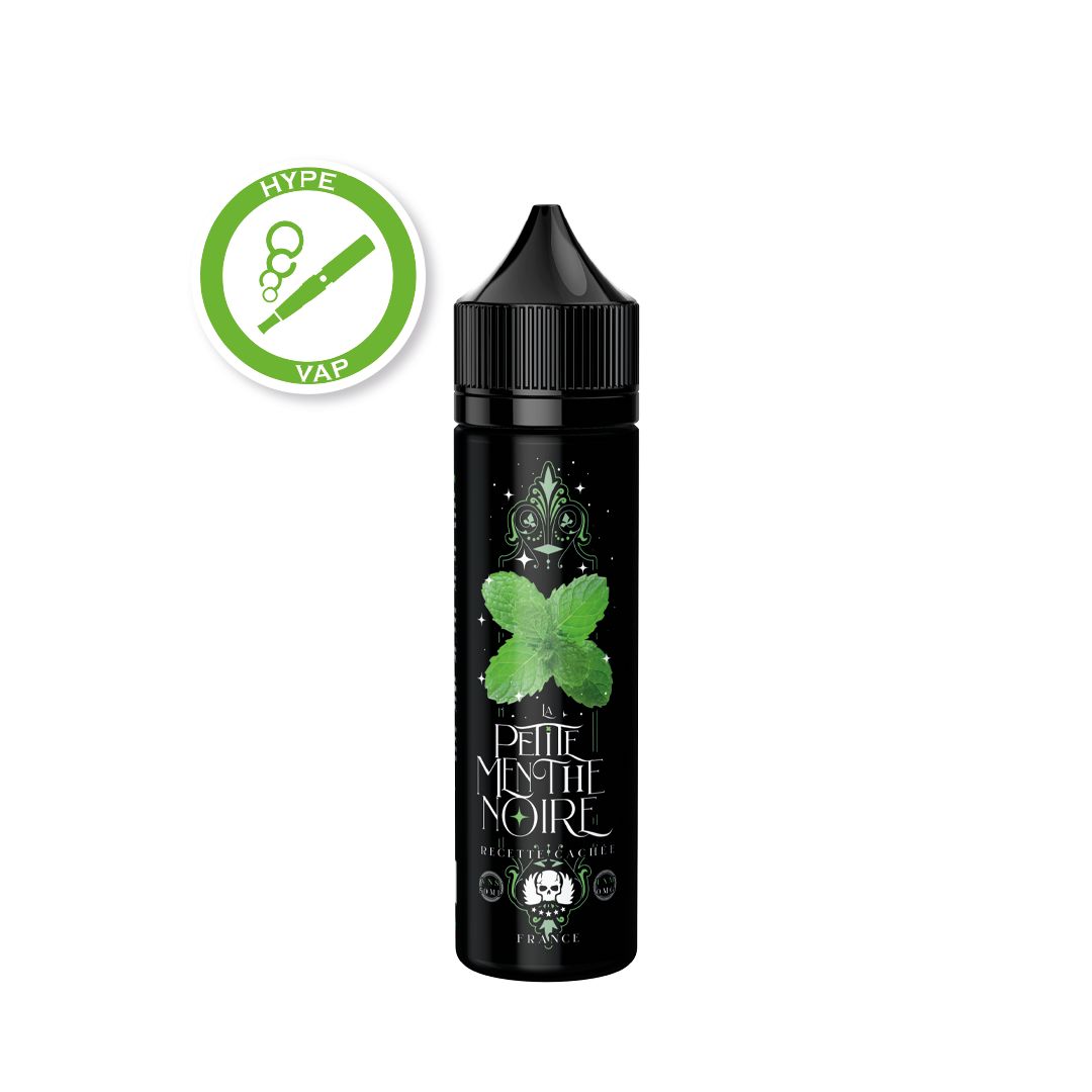 La Petite Menthe Noire 50ml VNS, e-liquide classic, menthe verte, poivre La Petite Menthe Noire 50ml VNS, e-liquide classic, menthe verte, poivre
