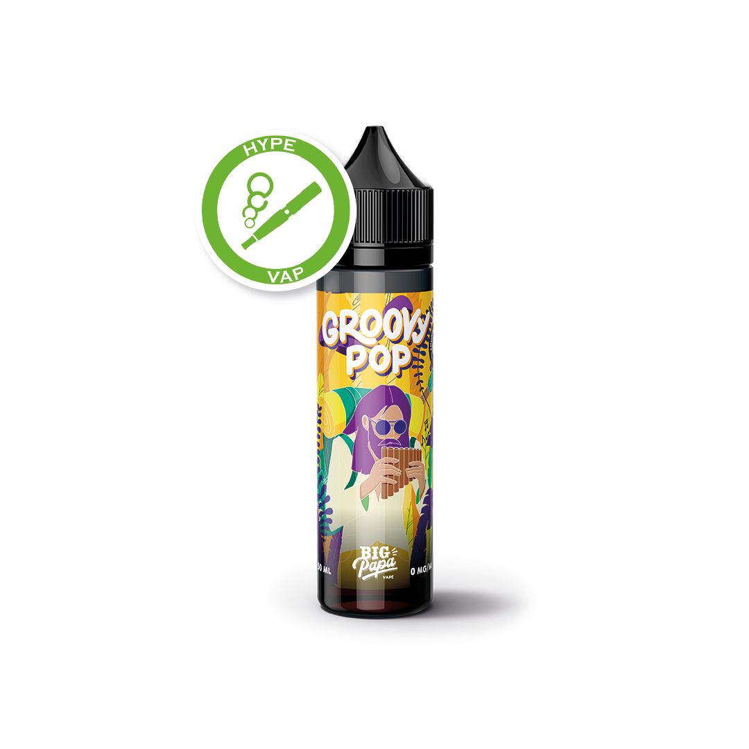 Groovy Pop 50ML par Big Papa Vape, e liquide mure,ramboutan, menthe eucalyptus Groovy Pop 50ML par Big Papa Vape, e liquide mure,ramboutan, menthe eucalyptus