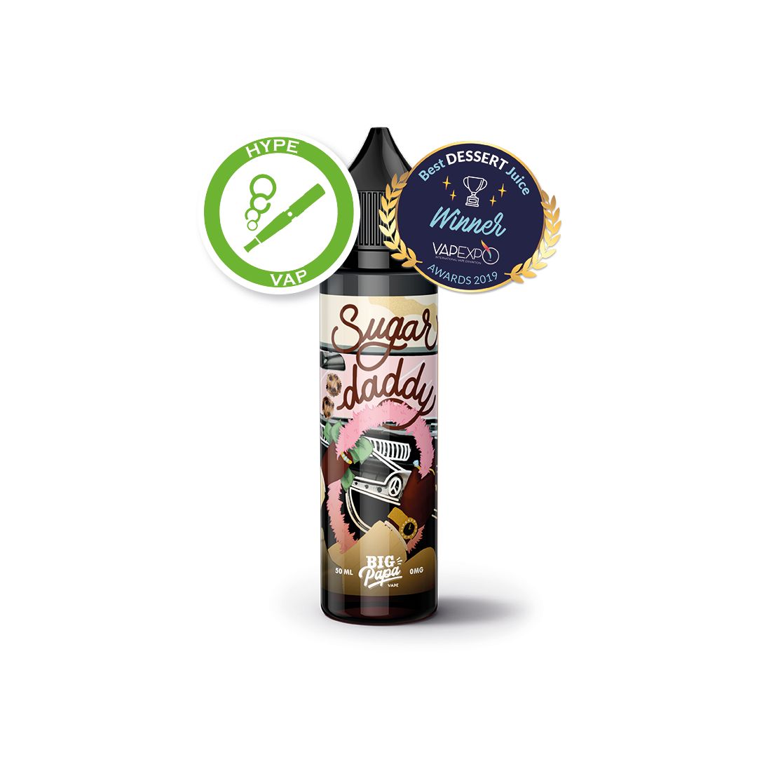 Sugar Daddy 50Ml par Big Papa Vape Sugar Daddy 50Ml par Big Papa Vape