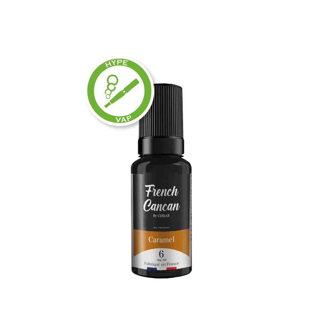 Caramel 10ml French Cancan, E-liquide caramel 100% vgtale Caramel 10ml French Cancan, E-liquide caramel 100% vgtale