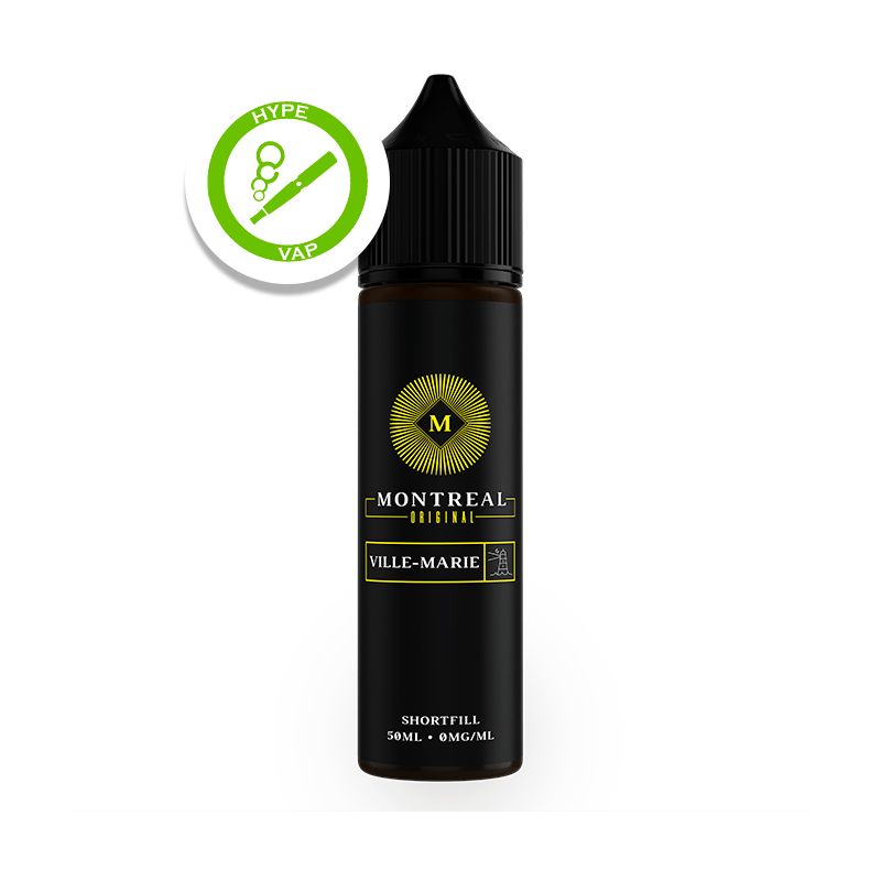 Ville-Marie 50 ml Montreal Original E-liquide classic de Virginie, noix de coco, bourbon 50/50 Ville-Marie 50 ml Montreal Original E-liquide classic de Virginie, noix de coco, bourbon 50/50